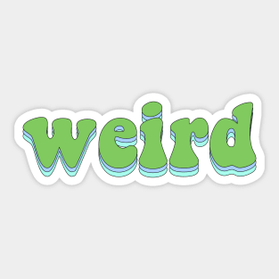 Weird Sticker